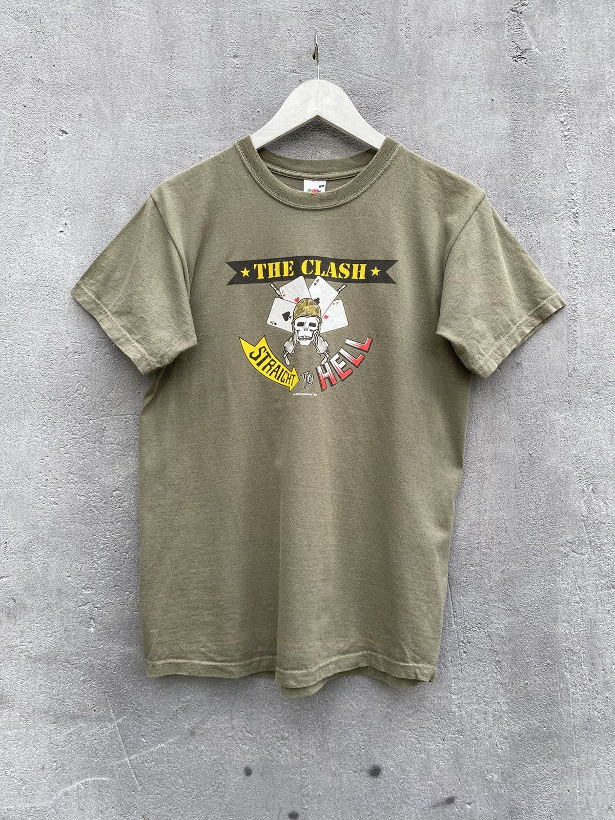 Band Tees × Vintage Vintage THE CLASH Straight To Hell T Shirt Medium Size US M / EU 48-50 / 2 - 1 Thumbnail