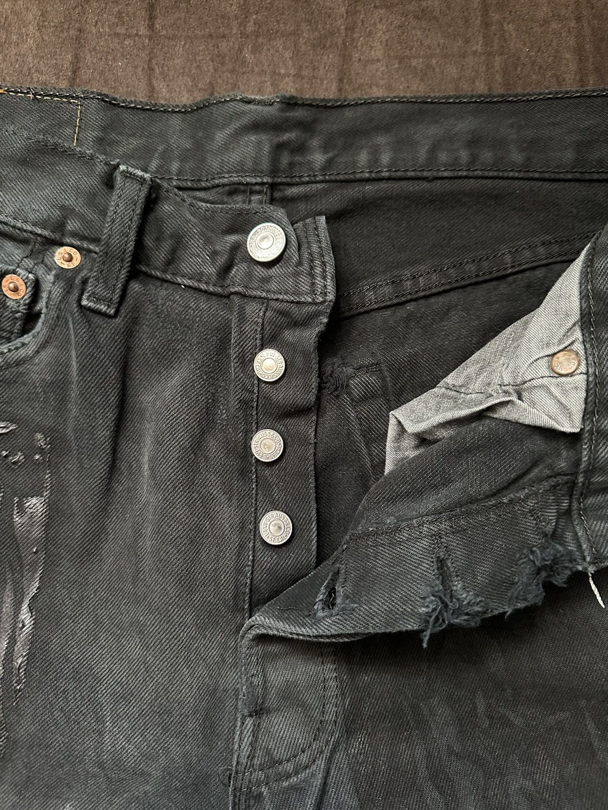 Sp5der × Young Thug Young Thug X Spider Worldwide X Levi’s Vintage Denim SZ 34 Size US 34 / EU 50 - 5 Thumbnail