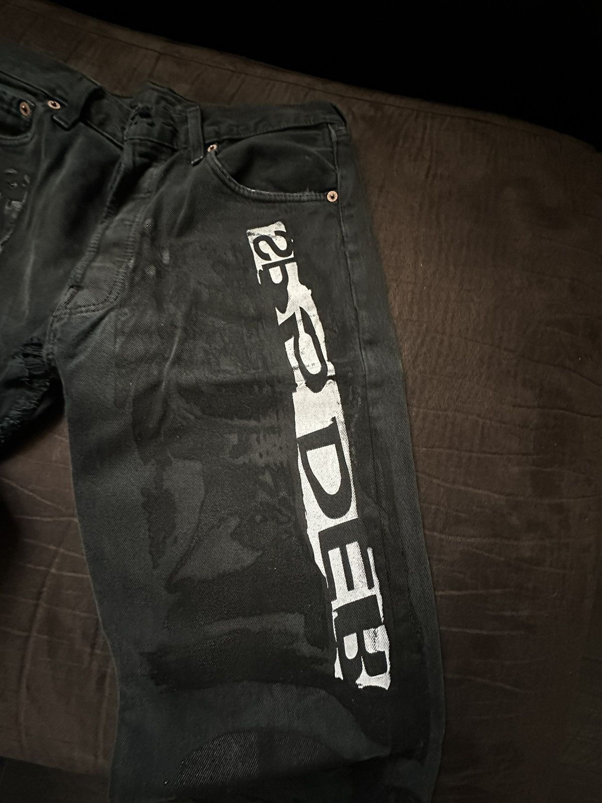 Sp5der × Young Thug Young Thug X Spider Worldwide X Levi’s Vintage Denim SZ 34 Size US 34 / EU 50 - 8 Thumbnail