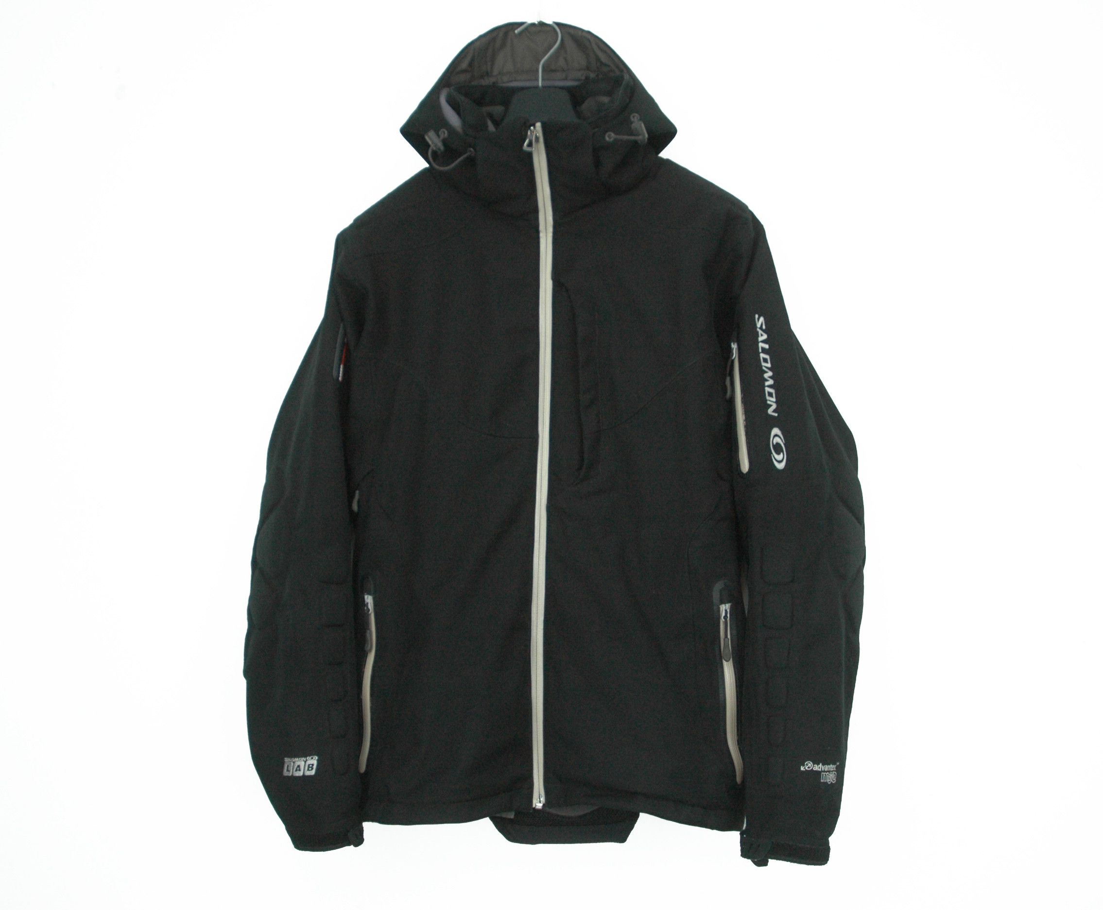 image of Vintage Salomon Lab 3 In 1 Jacket + Ski Parka Techwear in Black, Men's (Size Large)