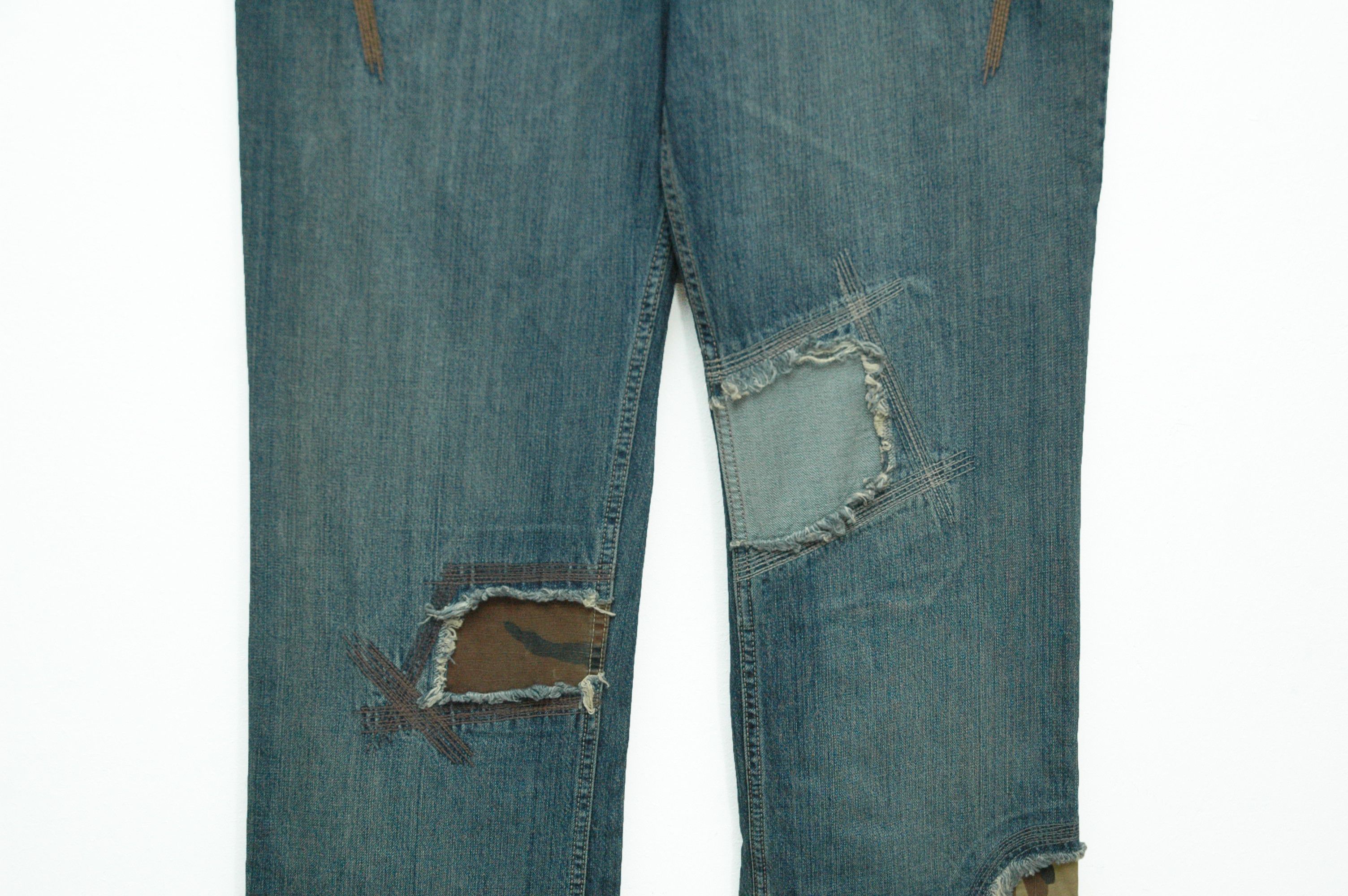 Gianfranco Ferre NWT Vintage Gianfranco Ferre Patchwork Jeans Size US 34 / EU 50 - 4 Thumbnail