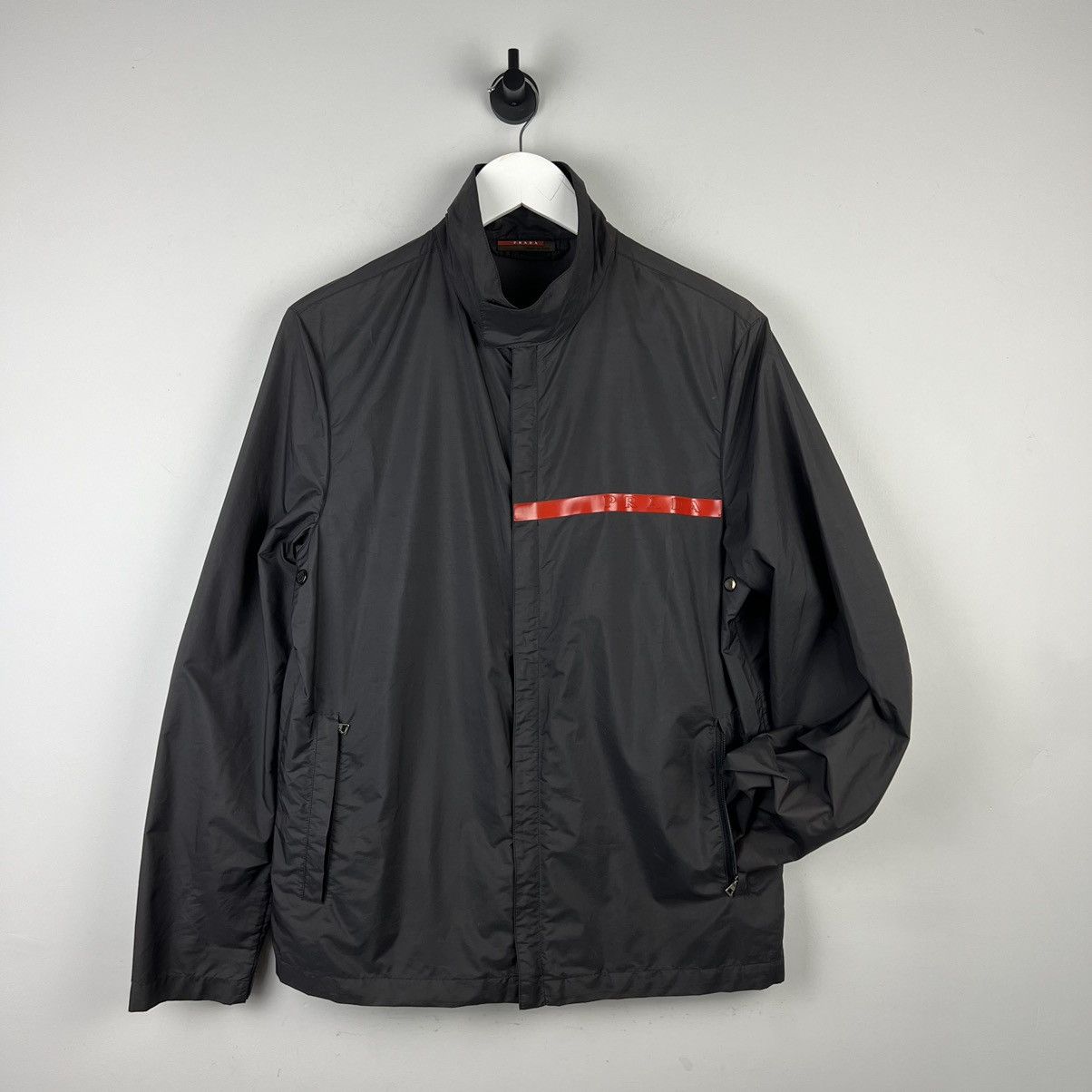 Pre-owned Prada Sport Logo Jacket In Black | ModeSens
