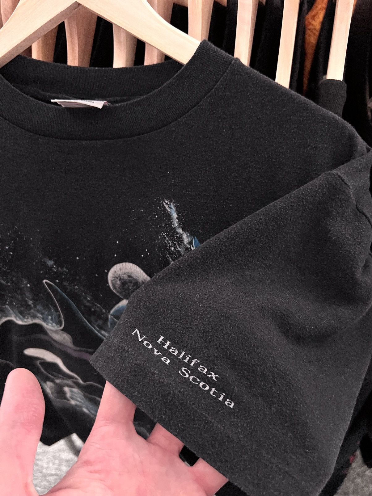 Vintage Harlequin 1990 Vintage Cosmic Ocean Life T Shirt Size US M / EU 48-50 / 2 - 3 Thumbnail