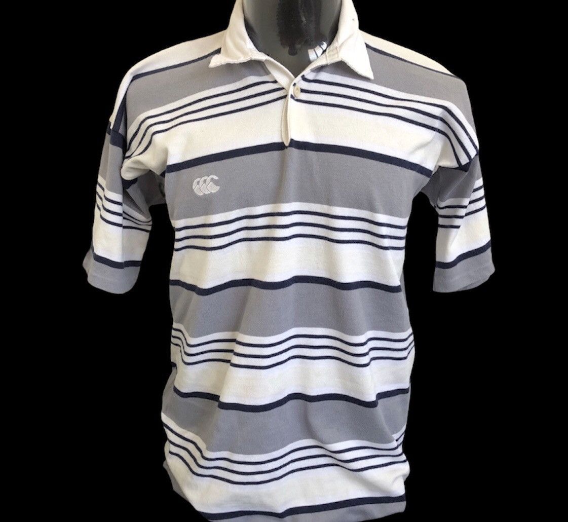 image of Vintage 90's Canterbury Of New Zealand in Grey White, Men's (Size Large)