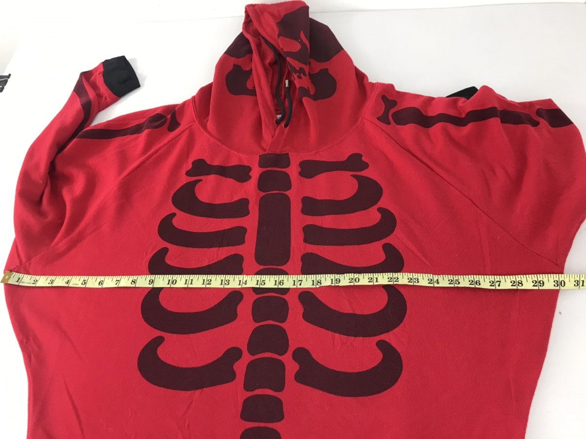 Japanese Brand × Vintage Dig Deep Rib Bone Skull Graphic Screen Baggy Hoodies Size US L / EU 52-54 / 3 - 7 Thumbnail