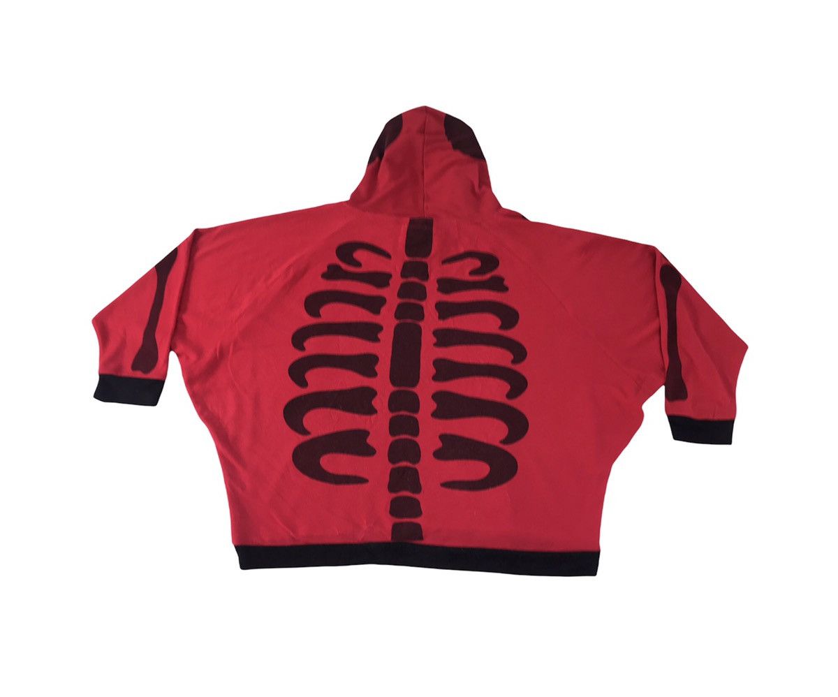 Japanese Brand × Vintage Dig Deep Rib Bone Skull Graphic Screen Baggy Hoodies Size US L / EU 52-54 / 3 - 2 Thumbnail