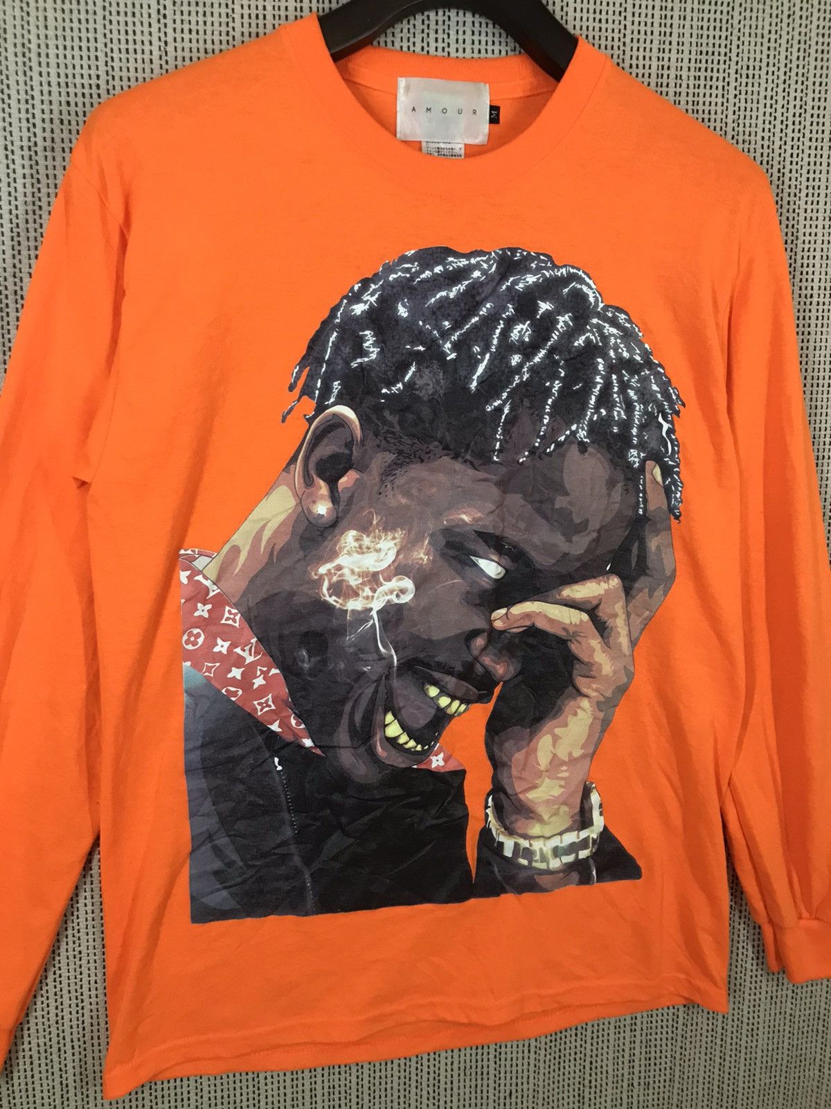 Japanese Brand ‼️AMOUR JAPANASE BRAND TRAVIS SCOTT x Lv tshirt LONGSLEEVE Size US M / EU 48-50 / 2 - 3 Thumbnail