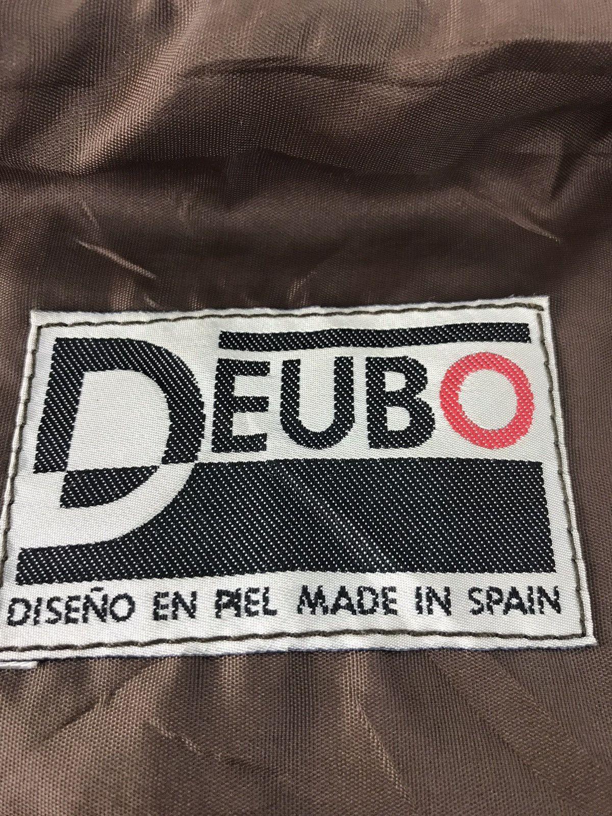 Genuine Leather Deubo Made In Spain Bomber Leather Jacket Quilted Inner Size US L / EU 52-54 / 3 - 4 Thumbnail