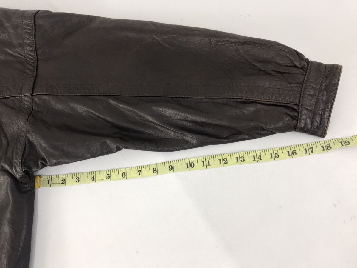 Genuine Leather Deubo Made In Spain Bomber Leather Jacket Quilted Inner Size US L / EU 52-54 / 3 - 11 Thumbnail