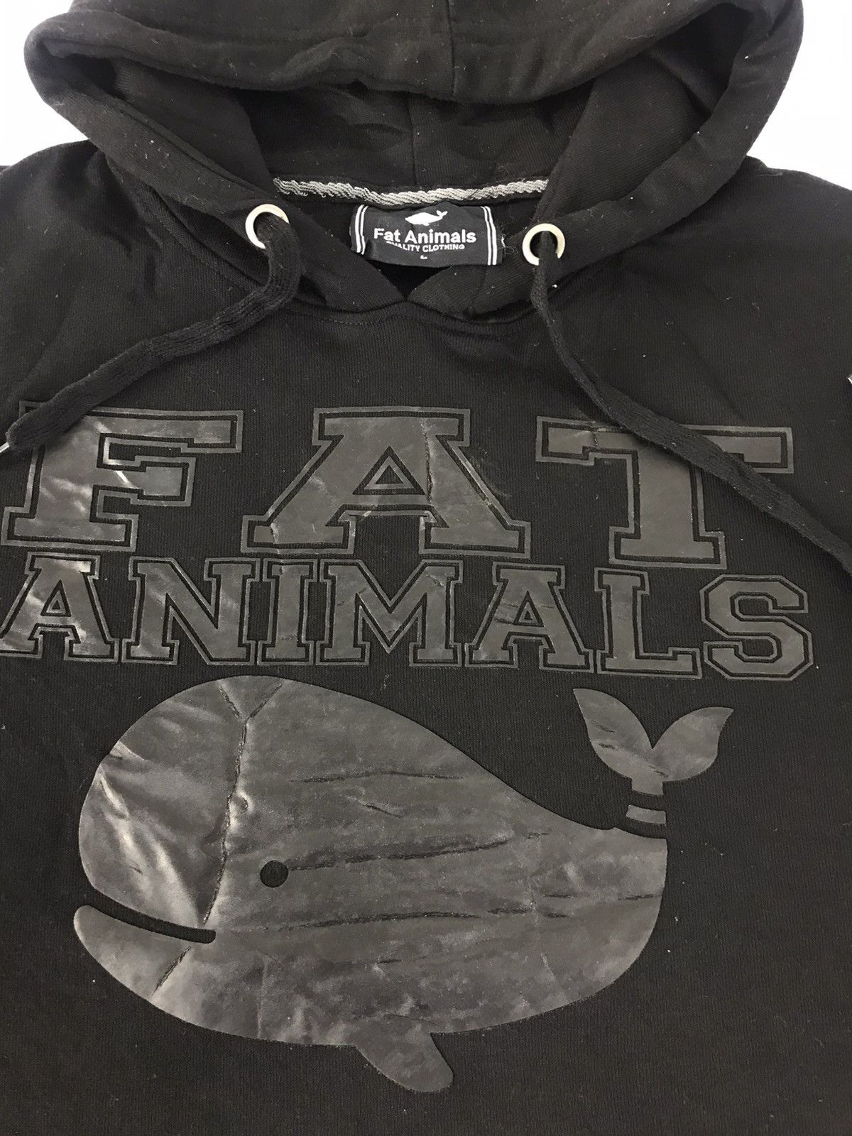 Japanese Brand × Vintage Fat Animals Have Fun Whale Logo Pull Over Hoodies Fashion Size US M / EU 48-50 / 2 - 4 Thumbnail