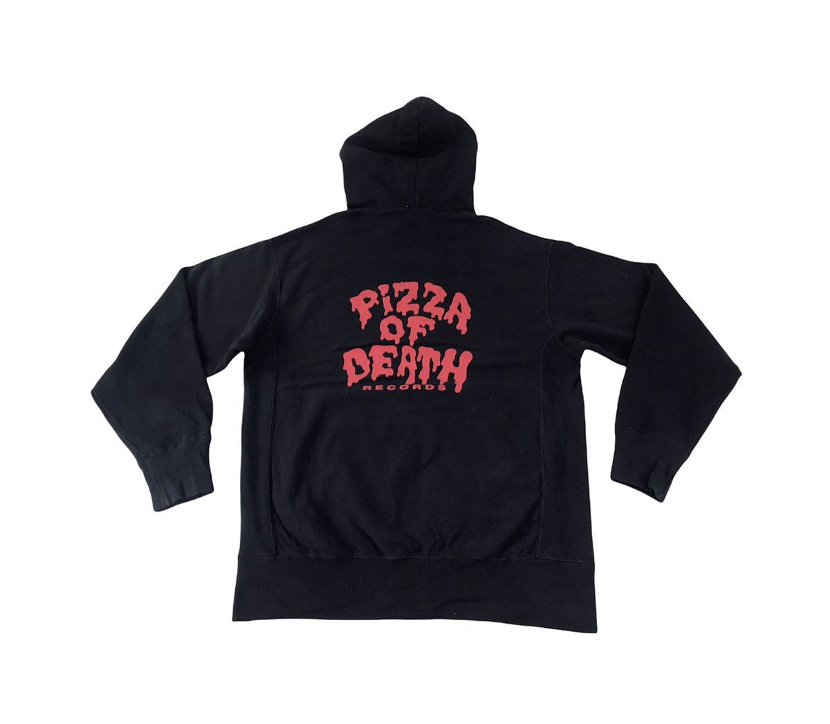 image of Band Tees x Vintage Ken Yokoyama Hoodie Pod Merchandise Pizza Of Death Records in Black (Size Large