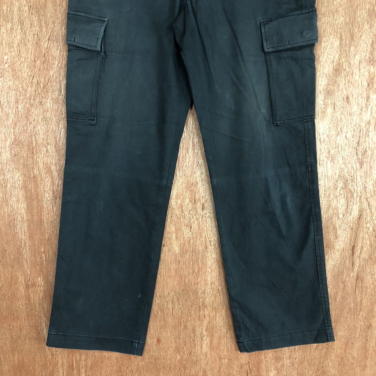 Japanese Brand DLL Uniqlo bLack Multipocket Tactical Cargo Pants #1870 Size US 32 / EU 48 - 3 Thumbnail