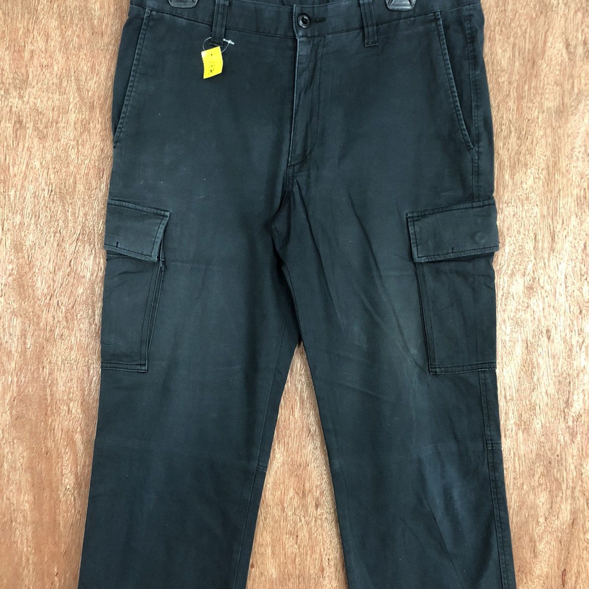 Japanese Brand DLL Uniqlo bLack Multipocket Tactical Cargo Pants #1870 Size US 32 / EU 48 - 4 Thumbnail