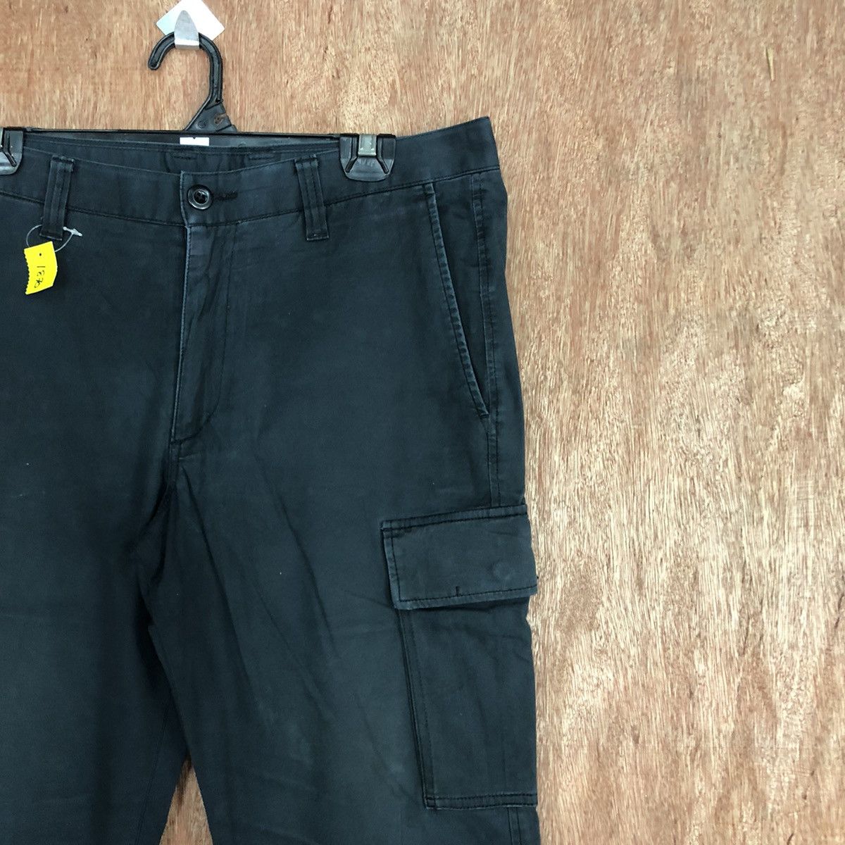 Japanese Brand DLL Uniqlo bLack Multipocket Tactical Cargo Pants #1870 Size US 32 / EU 48 - 5 Thumbnail