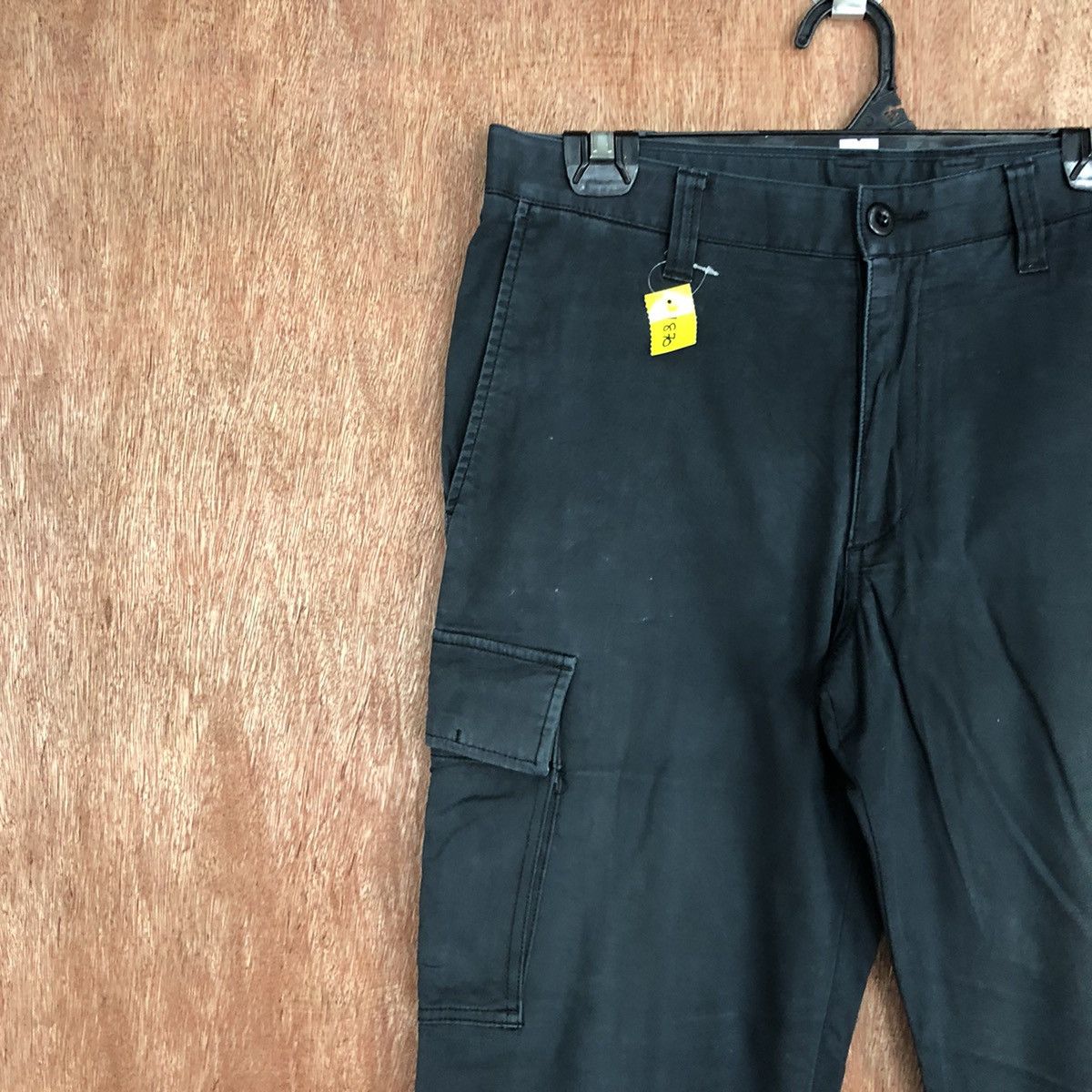 Japanese Brand DLL Uniqlo bLack Multipocket Tactical Cargo Pants #1870 Size US 32 / EU 48 - 6 Thumbnail