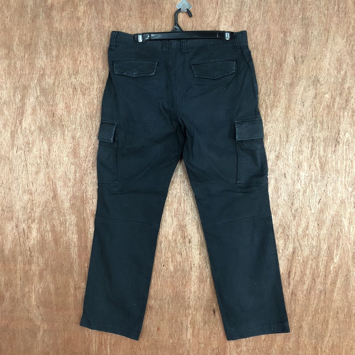 Japanese Brand DLL Uniqlo bLack Multipocket Tactical Cargo Pants #1870 Size US 32 / EU 48 - 9 Thumbnail