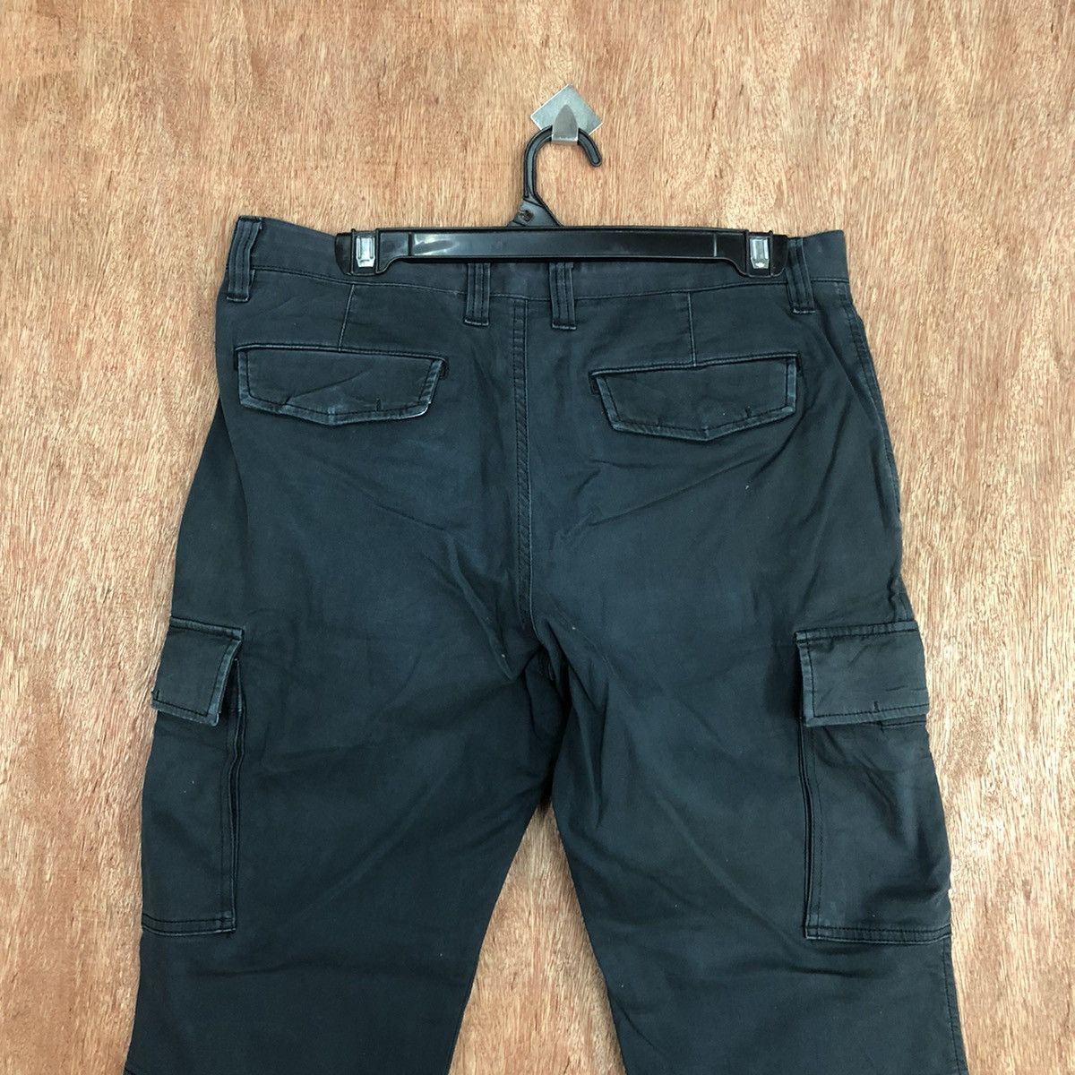 Japanese Brand DLL Uniqlo bLack Multipocket Tactical Cargo Pants #1870 Size US 32 / EU 48 - 10 Thumbnail