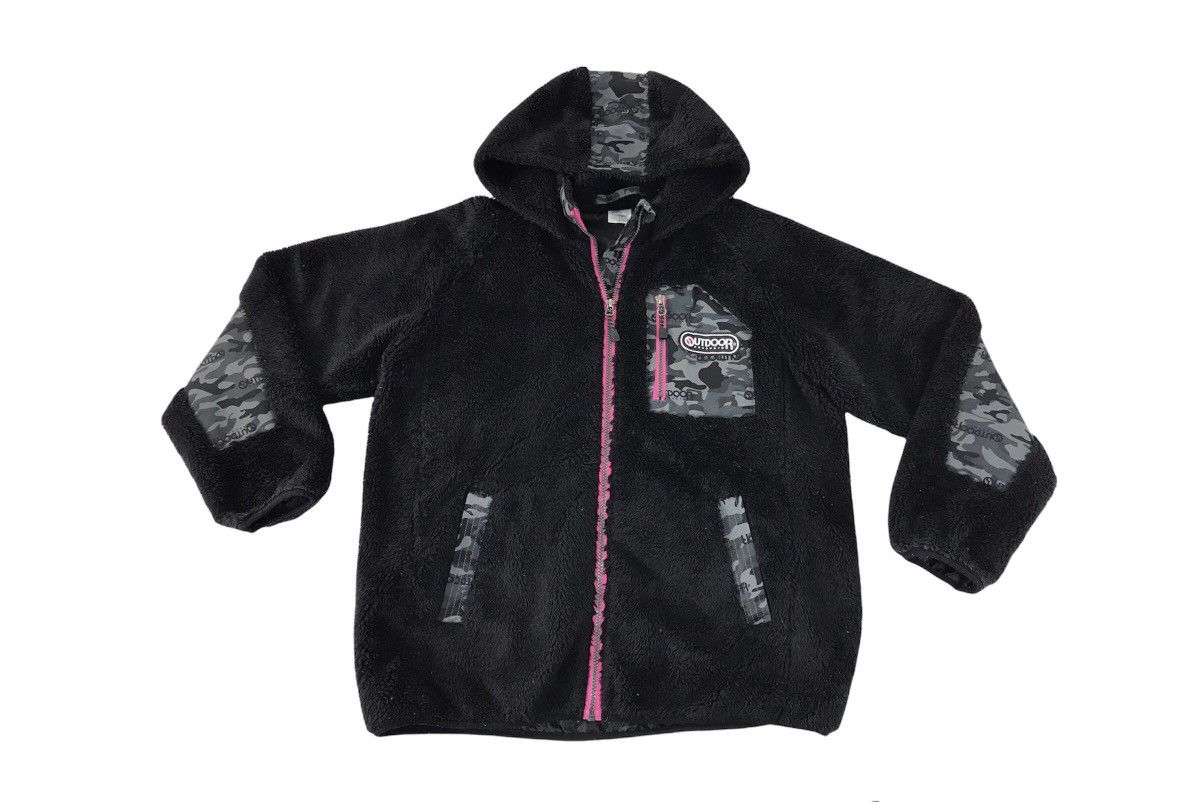 Japanese Brand Sweater Hoodie Fluffy Outdoor Zipper Camo Pocket Size US M / EU 48-50 / 2 - 1 Thumbnail