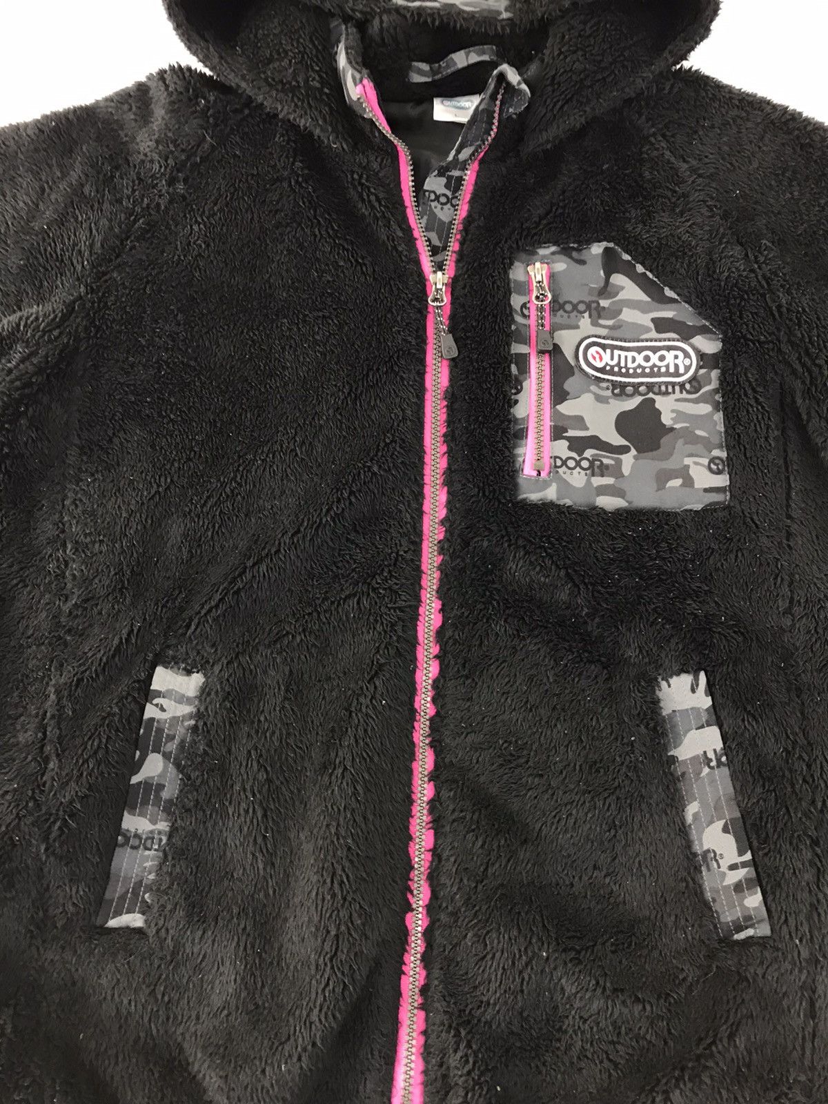 Japanese Brand Sweater Hoodie Fluffy Outdoor Zipper Camo Pocket Size US M / EU 48-50 / 2 - 2 Thumbnail