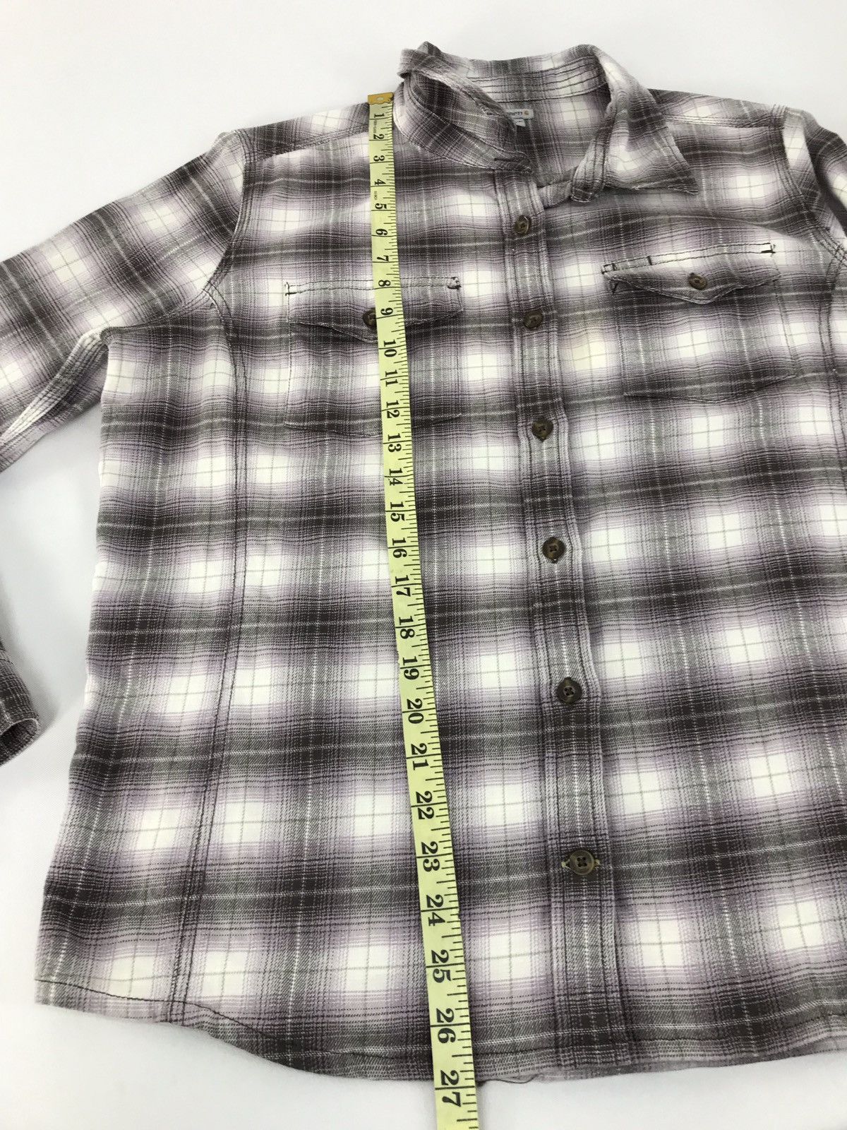 Carhartt × Flannel Carhartt Double Pocket Shirt Plaid Shadow Check Size US XL / EU 56 / 4 - 13 Thumbnail