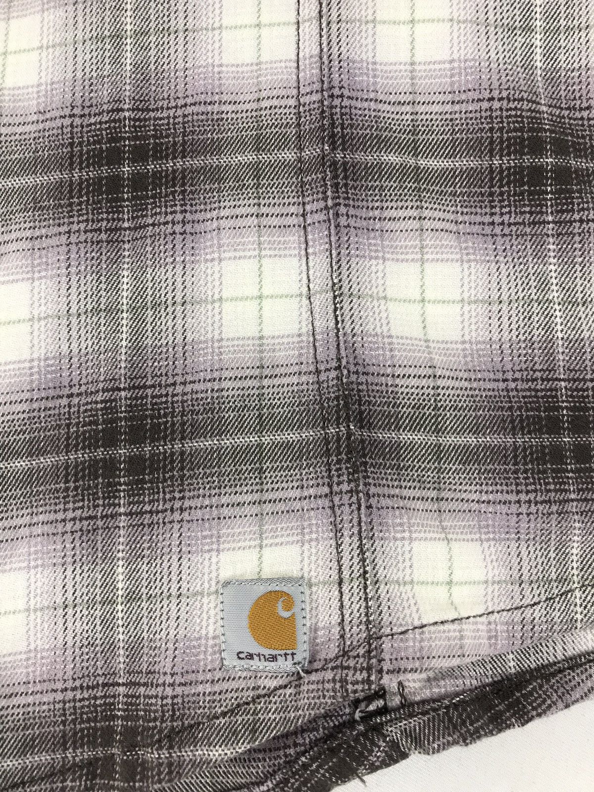 Carhartt × Flannel Carhartt Double Pocket Shirt Plaid Shadow Check Size US XL / EU 56 / 4 - 3 Thumbnail