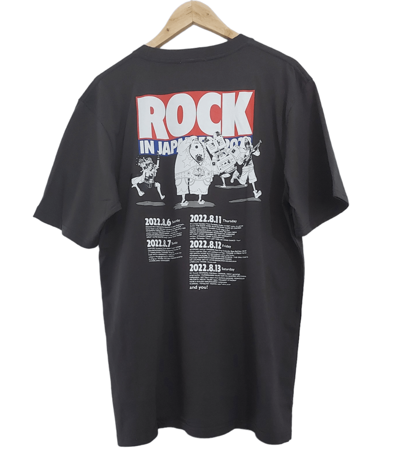 Anime ONE PIECE ANIME X ROCK IN JAPAN FEST 2022 T-SHIRT Size US XL / EU 56 / 4 - 2 Thumbnail