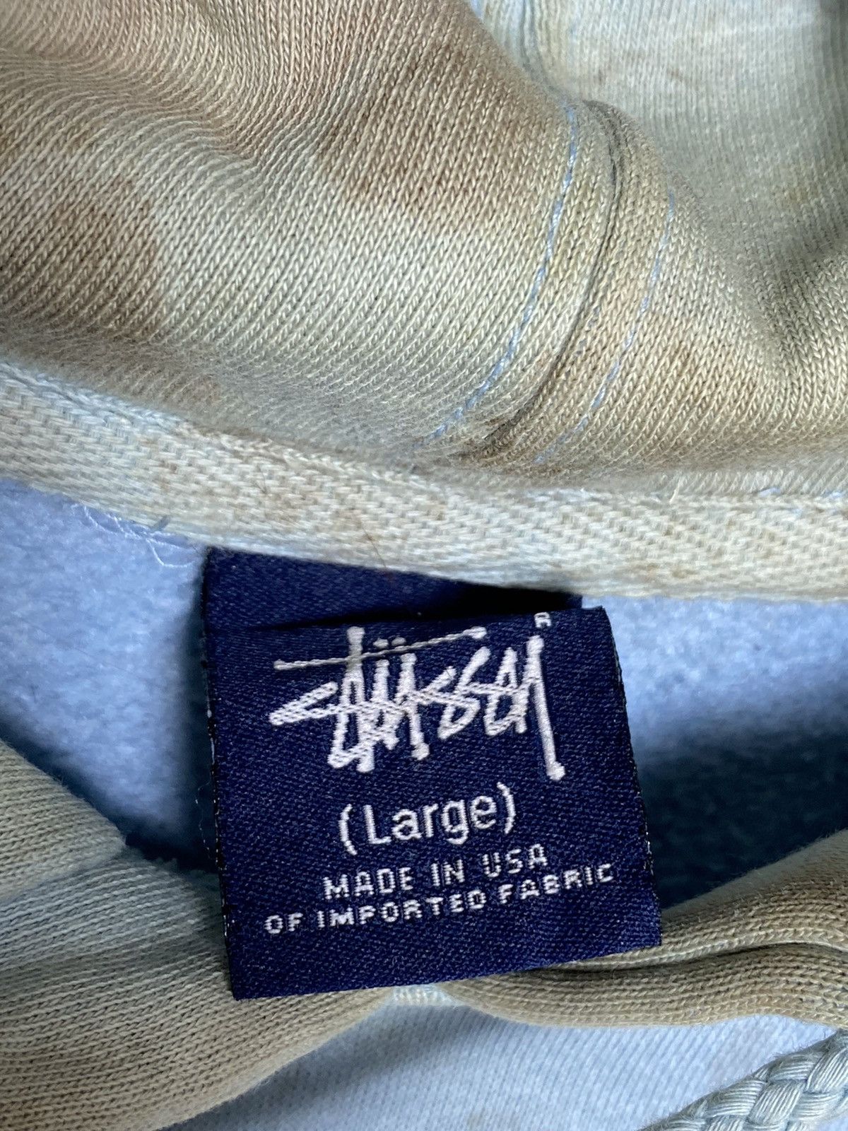 Stussy Vintage Stussy Big Logo Stained Distressed Hoodies Size US L / EU 52-54 / 3 - 7 Thumbnail