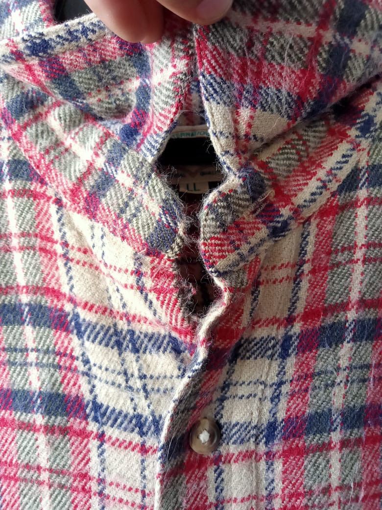 Flannel Vintage Wool Plaid Grunge Flannel Size US L / EU 52-54 / 3 - 5 Thumbnail