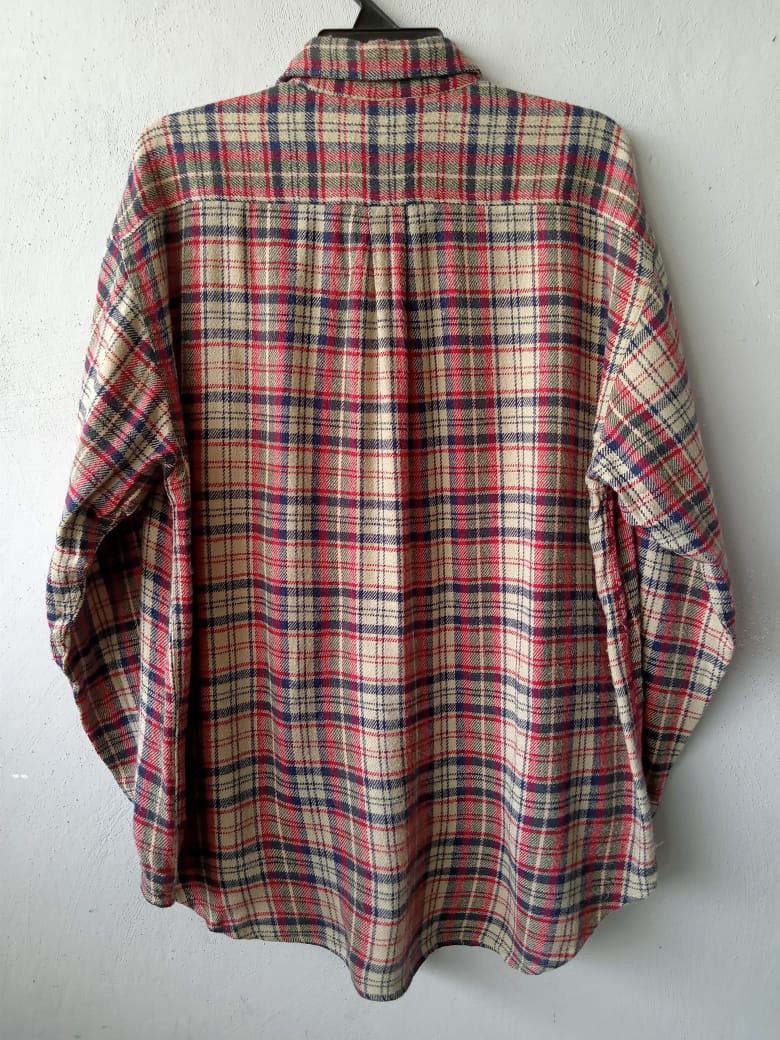 Flannel Vintage Wool Plaid Grunge Flannel Size US L / EU 52-54 / 3 - 3 Thumbnail