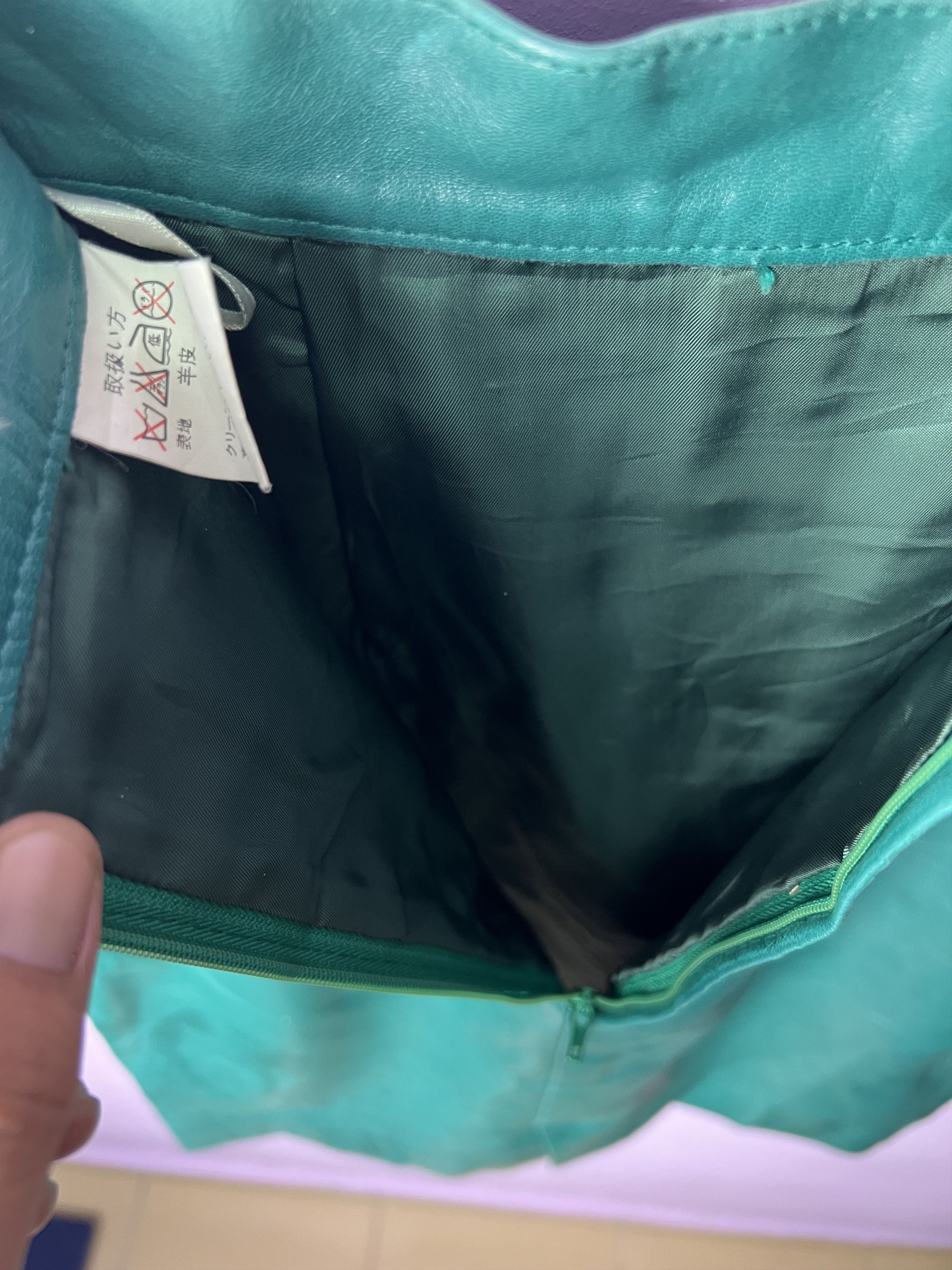 Leather 🔥Cizenne Sheep Skin Skirts Size 26" / US 2 / IT 38 - 12 Thumbnail
