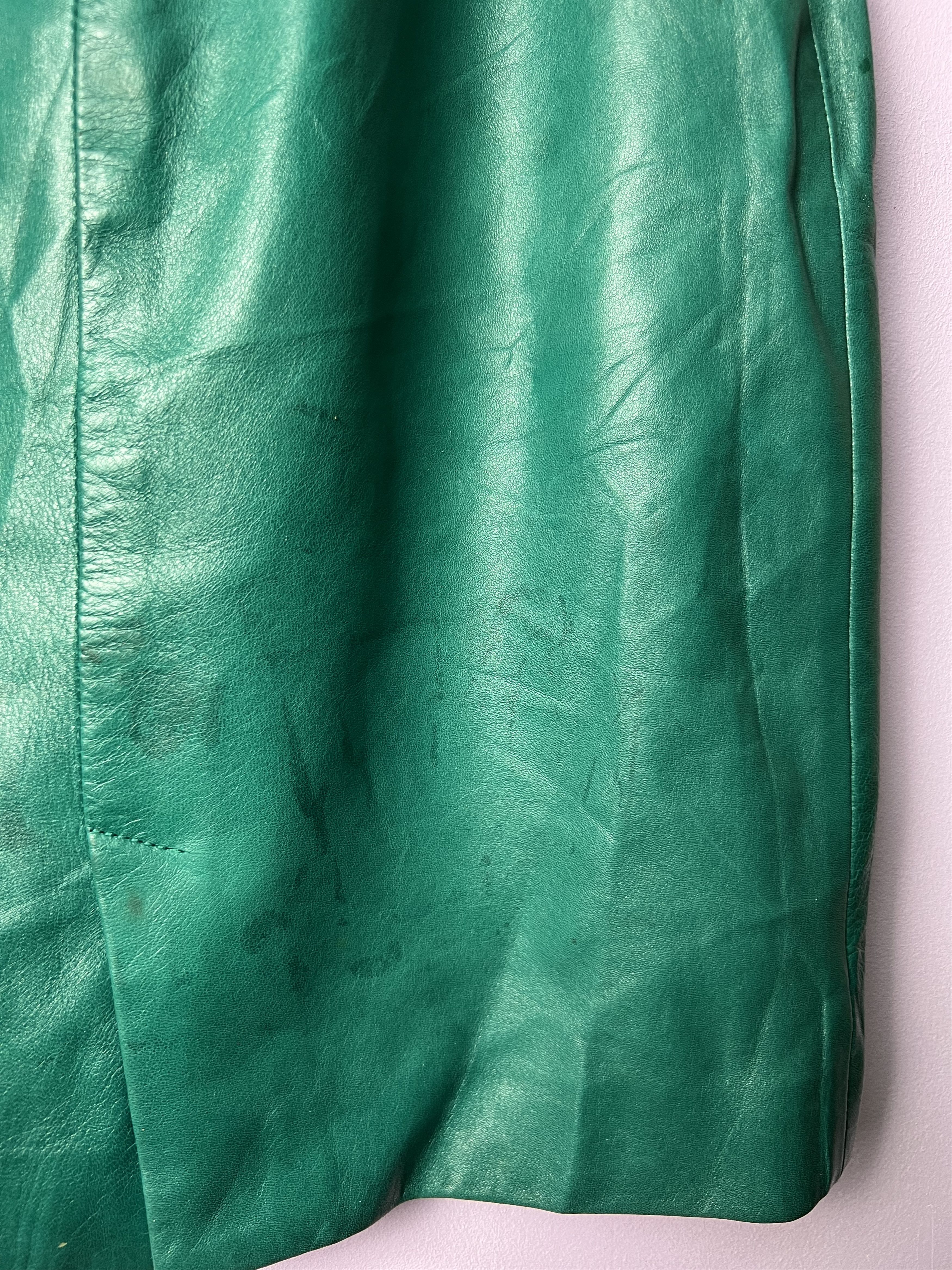 Leather 🔥Cizenne Sheep Skin Skirts Size 26" / US 2 / IT 38 - 6 Thumbnail