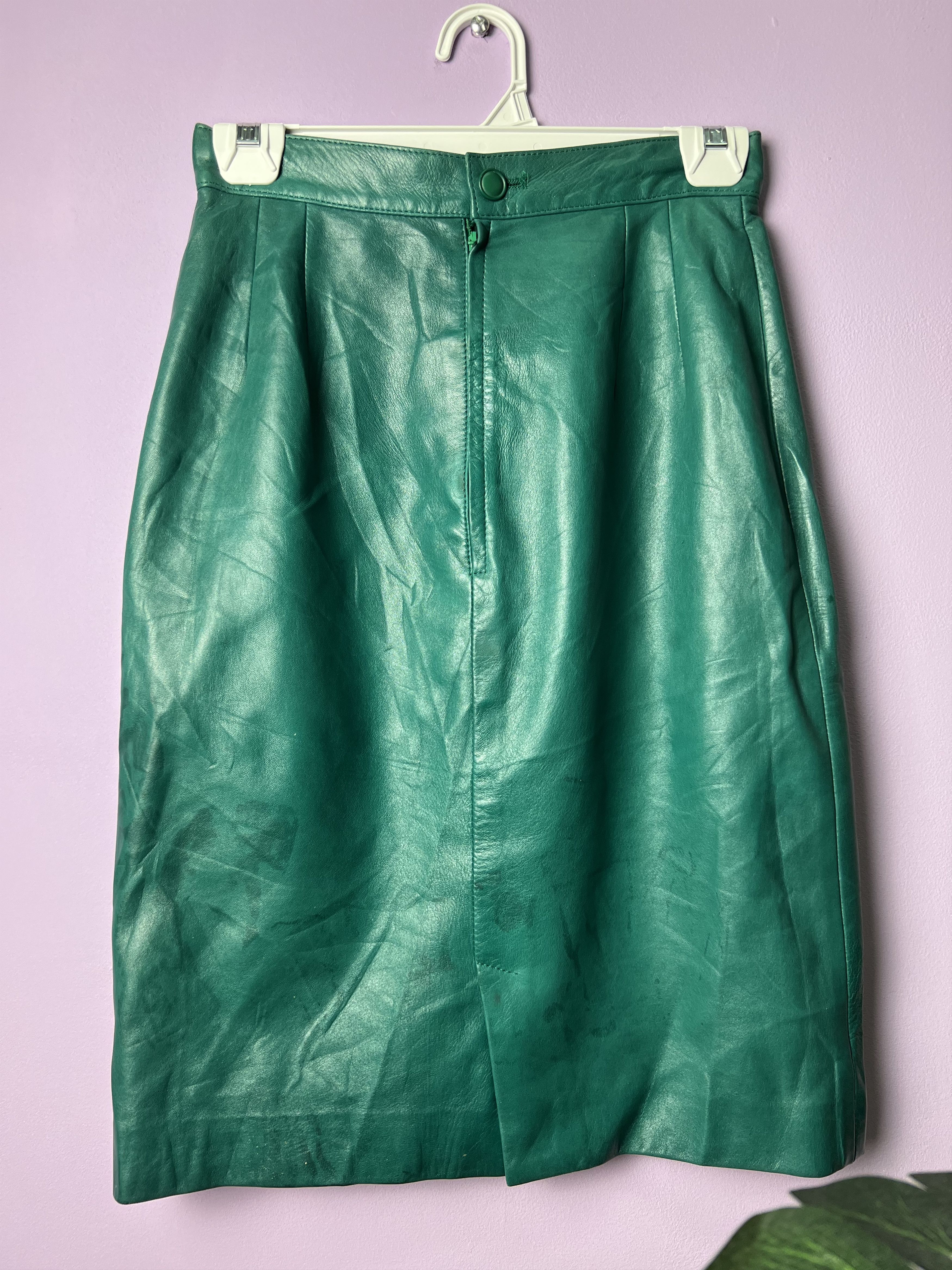 Leather 🔥Cizenne Sheep Skin Skirts Size 26" / US 2 / IT 38 - 3 Thumbnail