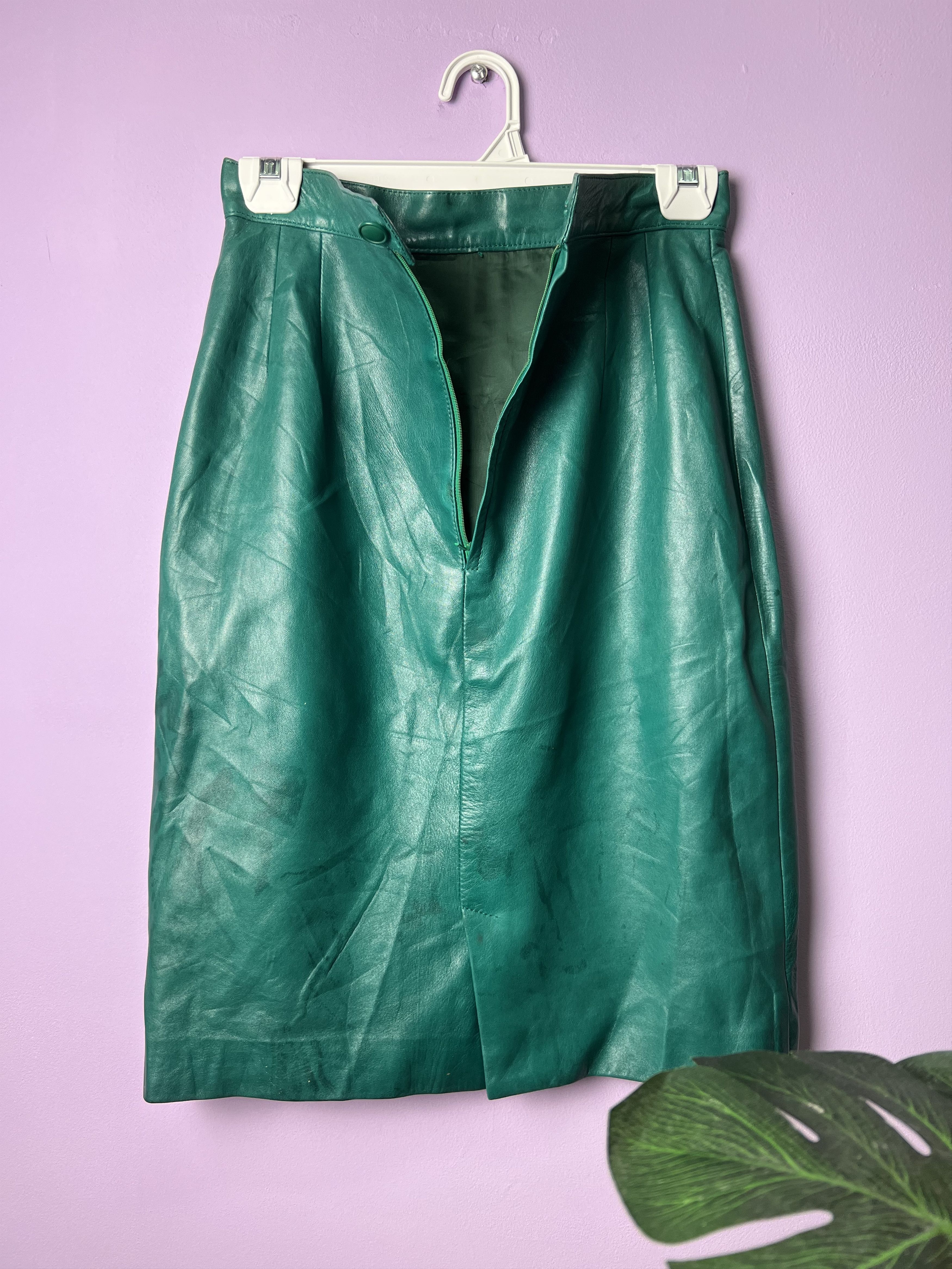 Leather 🔥Cizenne Sheep Skin Skirts Size 26" / US 2 / IT 38 - 2 Thumbnail