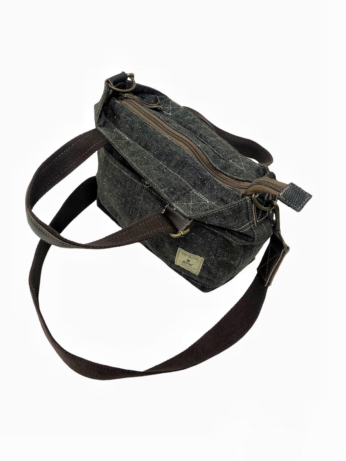 GRN × Japanese Brand GRN Tokyo two way tweed cotton Medium slim bag Size ONE SIZE - 12 Thumbnail