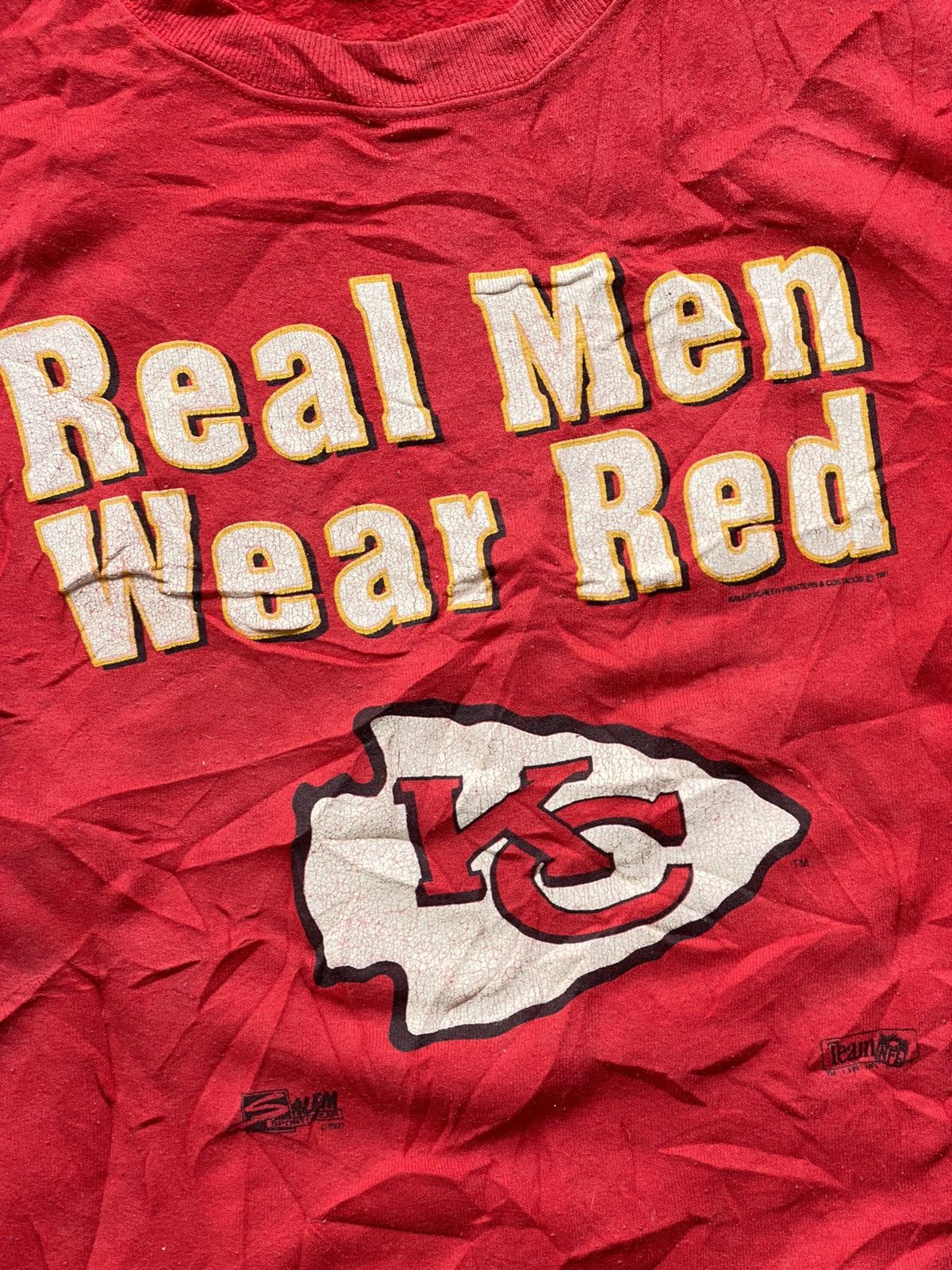 NFL Vintage NFL Kansas City Chiefs 1991 Crewneck Size US L / EU 52-54 / 3 - 3 Thumbnail