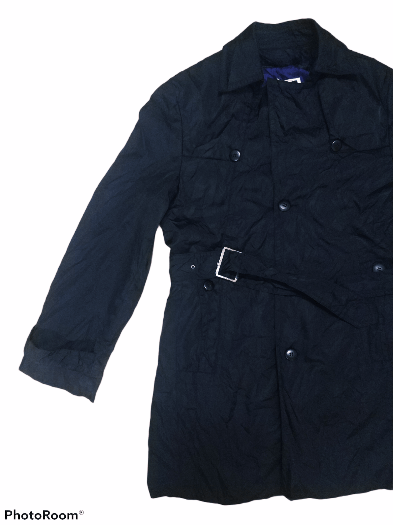Paco Rabanne 🔥Paco Rabanne Super Black Trench Coats Size M / US 6-8 / IT 42-44 - 9 Thumbnail
