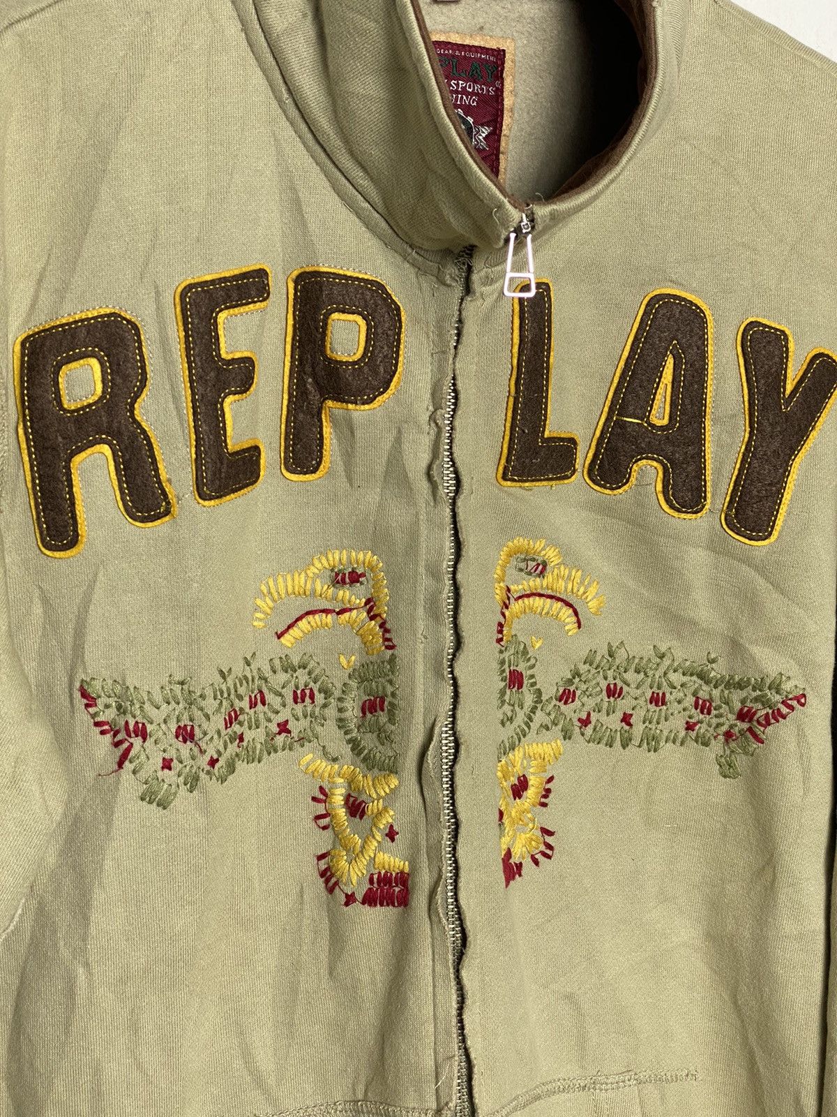 Japanese Brand Replay Embroidered Jacket / Hysteric Undercover Yohji Size US L / EU 52-54 / 3 - 4 Thumbnail