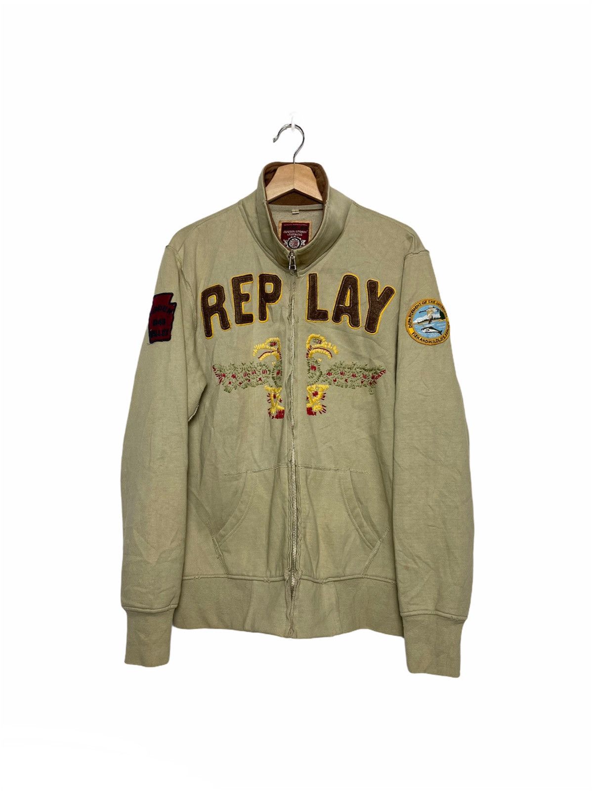 Japanese Brand Replay Embroidered Jacket / Hysteric Undercover Yohji Size US L / EU 52-54 / 3 - 1 Thumbnail