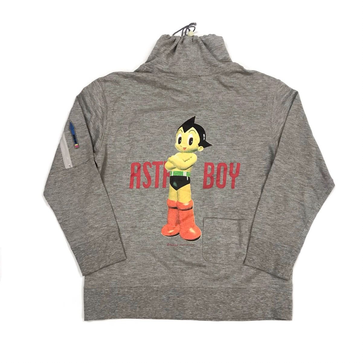 image of Anima x Cartoon Network Vintage Astroboy Sweatshirt / Akira Evangelion Naruto in Grey (Size Small)