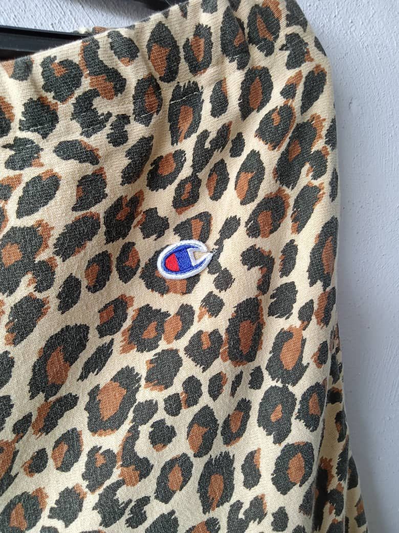 Champion × Seditionaries Champion Reverse Weave Animal Print Short Pants Size US 33 - 4 Thumbnail