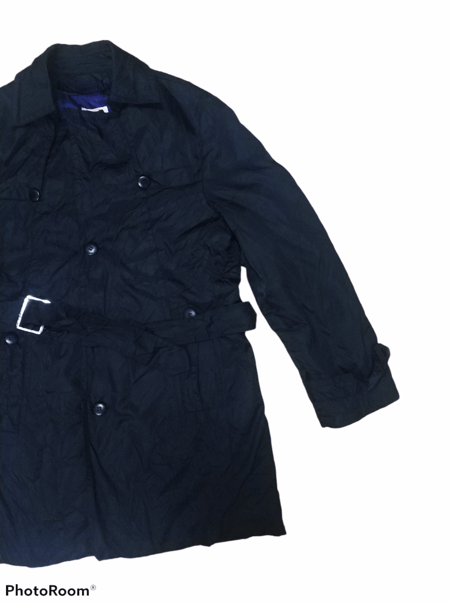 Paco Rabanne 🔥Paco Rabanne Super Black Trench Coats Size M / US 6-8 / IT 42-44 - 8 Thumbnail