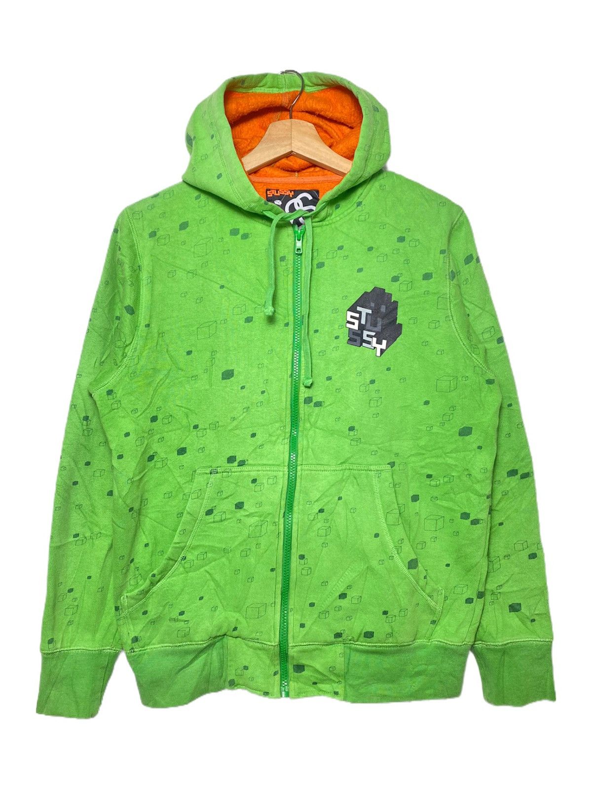 Stussy Vintage Stussy Cube Monogram Hoodies / Travis Nike Scott Size US M / EU 48-50 / 2 - 2 Thumbnail