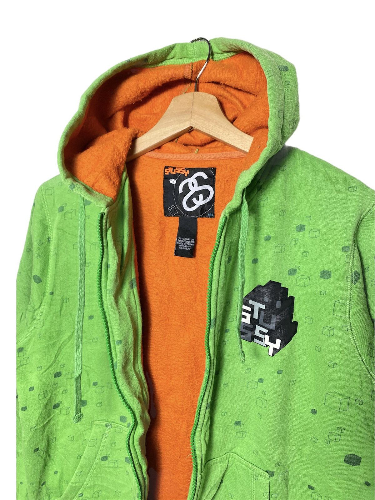 Stussy Vintage Stussy Cube Monogram Hoodies / Travis Nike Scott Size US M / EU 48-50 / 2 - 5 Thumbnail
