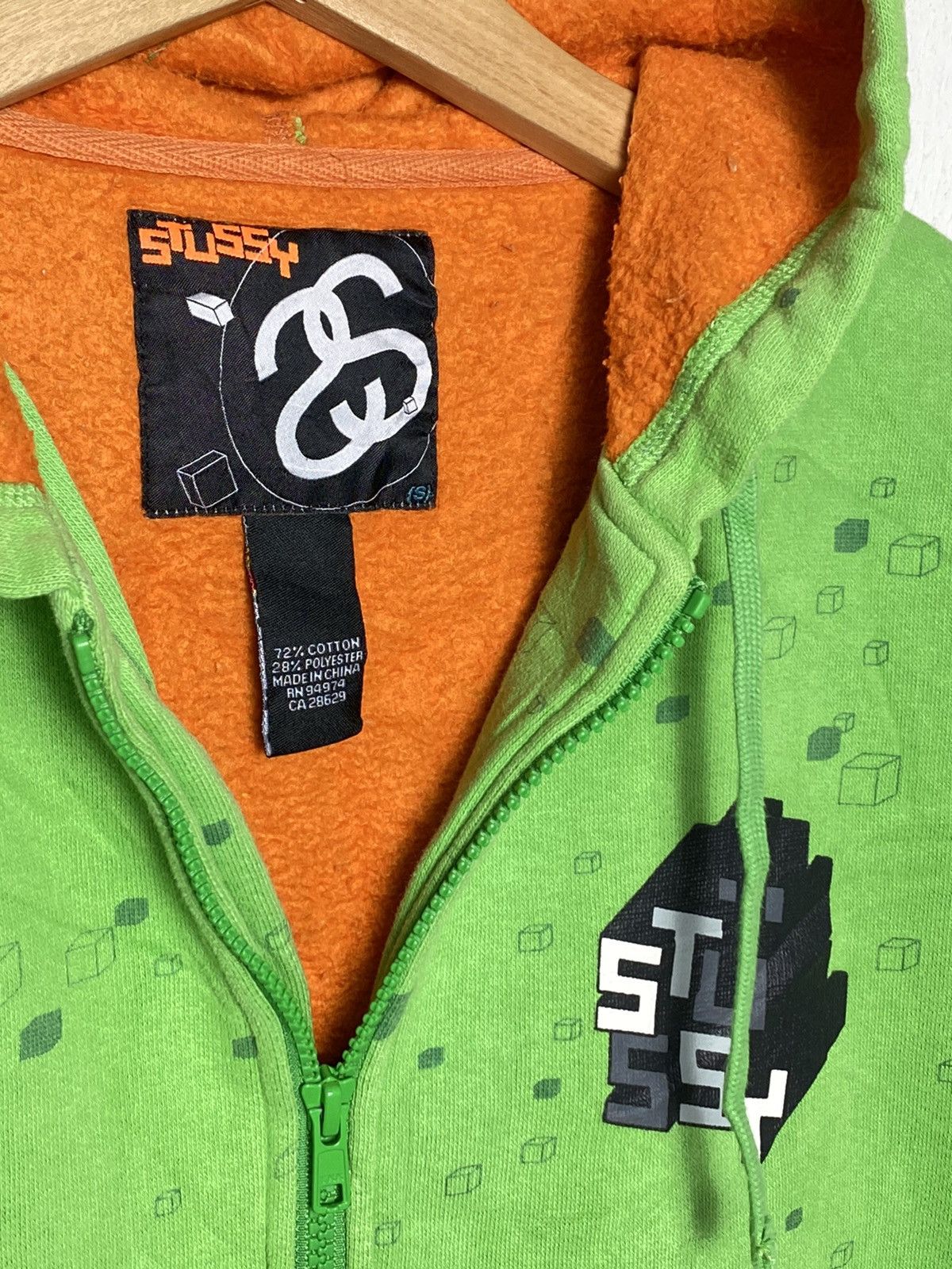 Stussy Vintage Stussy Cube Monogram Hoodies / Travis Nike Scott Size US M / EU 48-50 / 2 - 6 Thumbnail