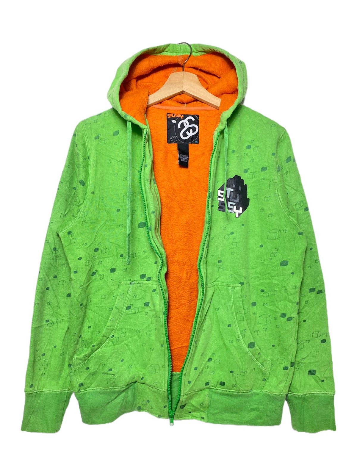 Stussy Vintage Stussy Cube Monogram Hoodies / Travis Nike Scott Size US M / EU 48-50 / 2 - 3 Thumbnail