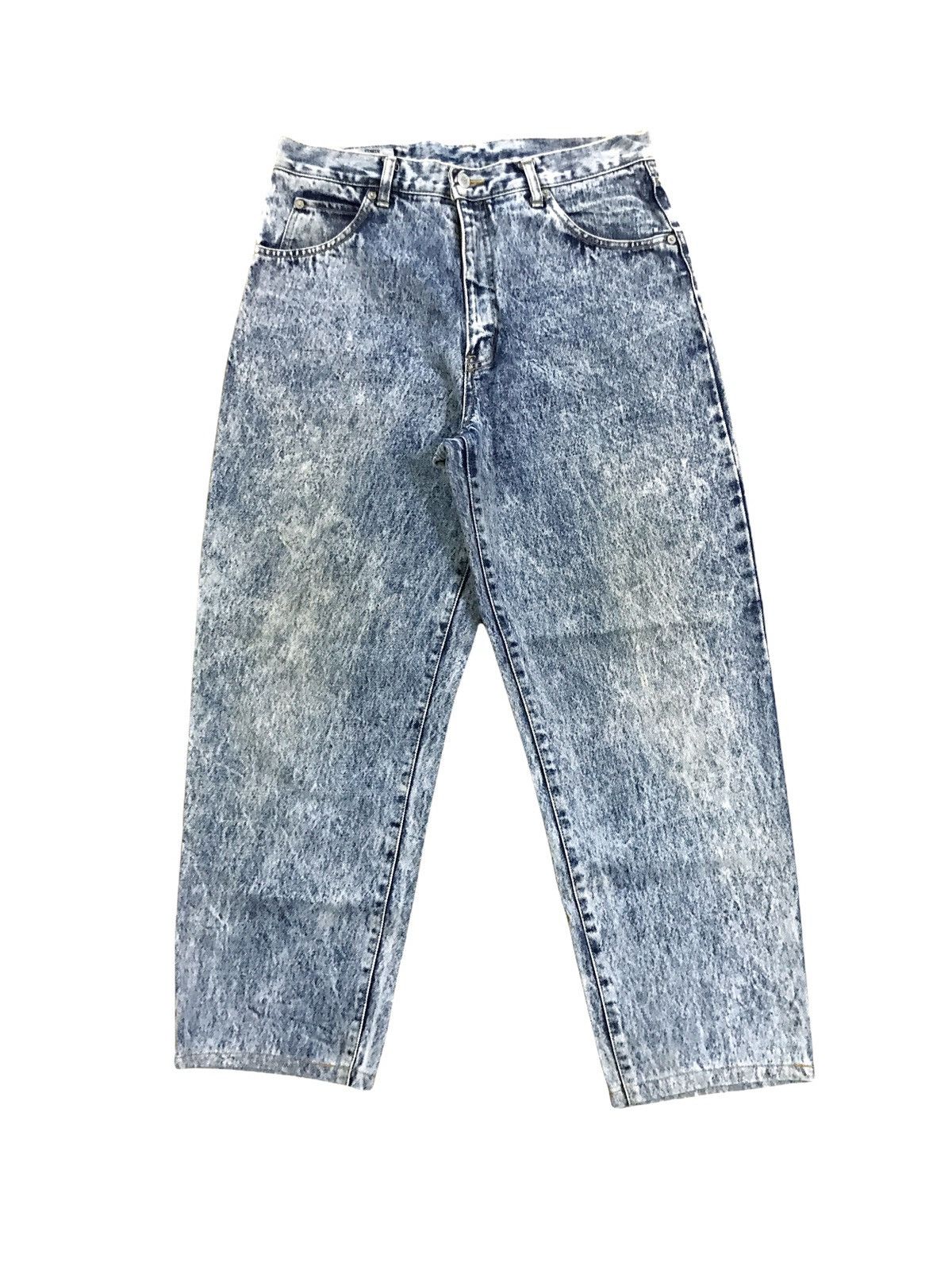 Vintage Edwin Acid Wash High Waist Baggy Jeans