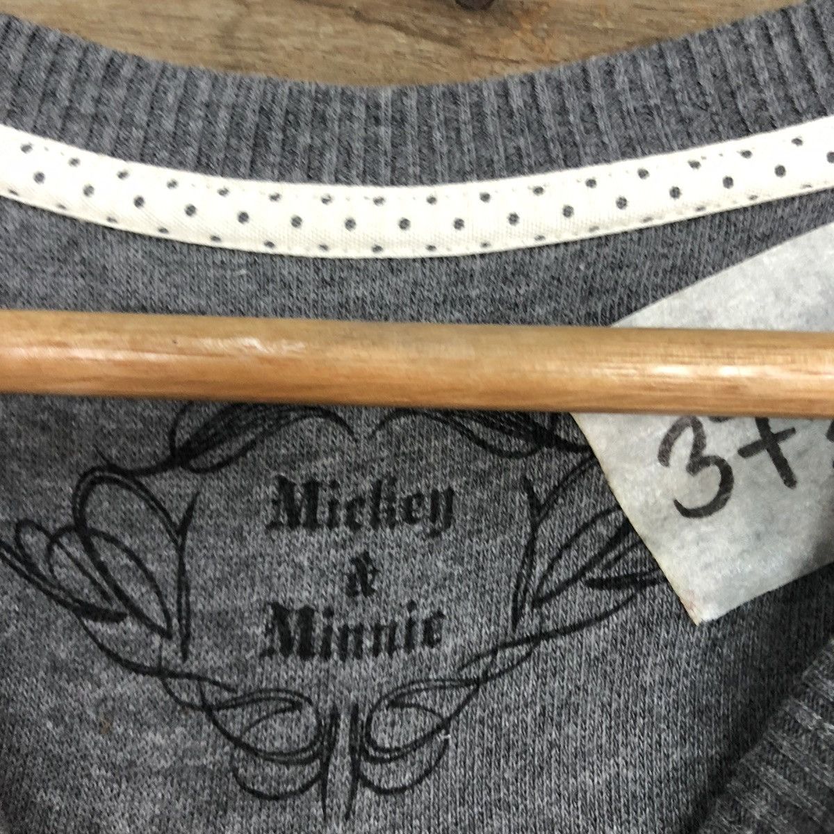 Disney × Mickey Mouse Mickey Mouse Grey Sweatshirt #3732 Size US XXL / EU 58 / 5 - 11 Thumbnail