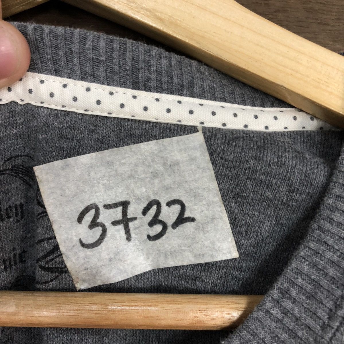 Disney × Mickey Mouse Mickey Mouse Grey Sweatshirt #3732 Size US XXL / EU 58 / 5 - 12 Thumbnail