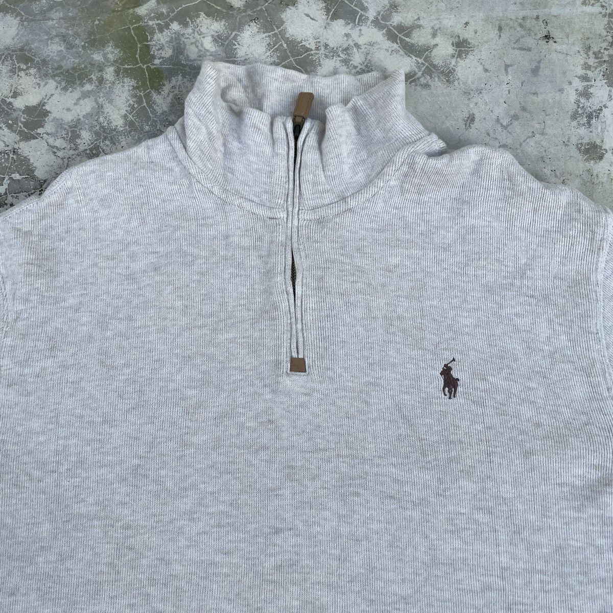 Polo Ralph Lauren Vintage Polo Ralph Lauren Half Zipper Sweatshirt Size US L / EU 52-54 / 3 - 5 Thumbnail