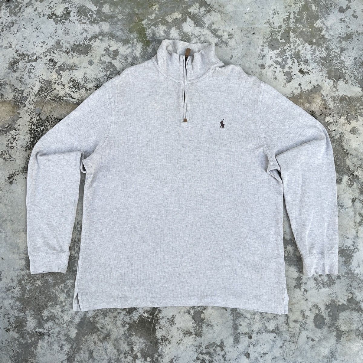 Polo Ralph Lauren Vintage Polo Ralph Lauren Half Zipper Sweatshirt Size US L / EU 52-54 / 3 - 1 Thumbnail
